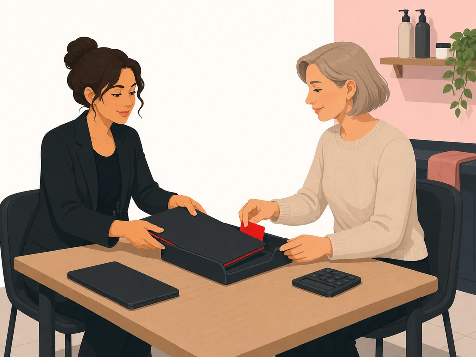 Boekhouding aan een werktafel