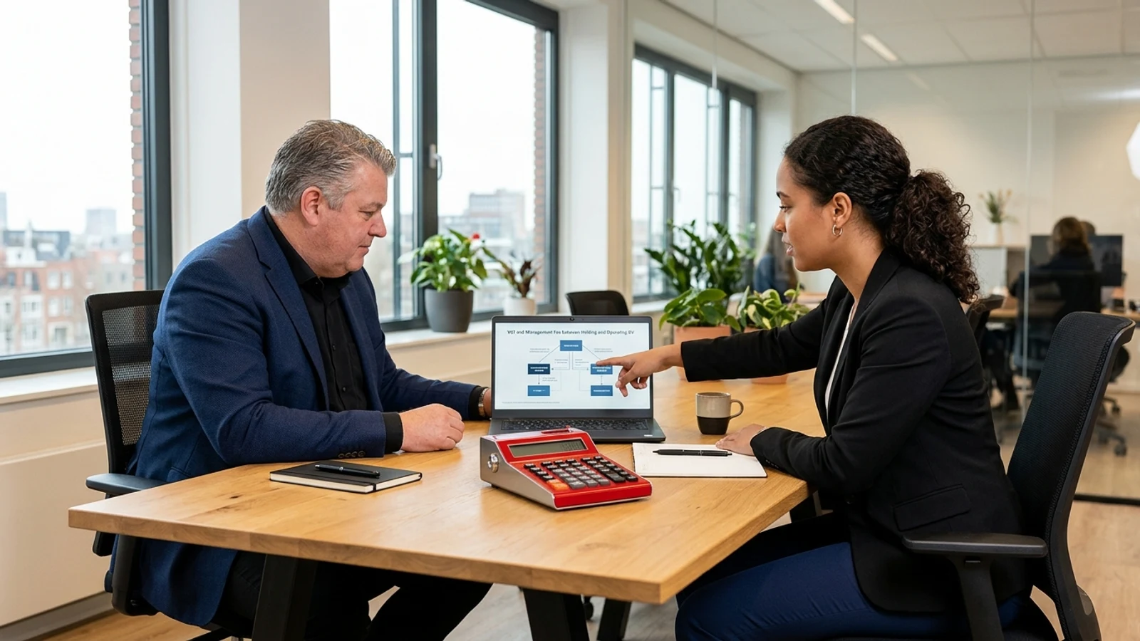 Btw en Managementfee tussen Holding en werk-BV