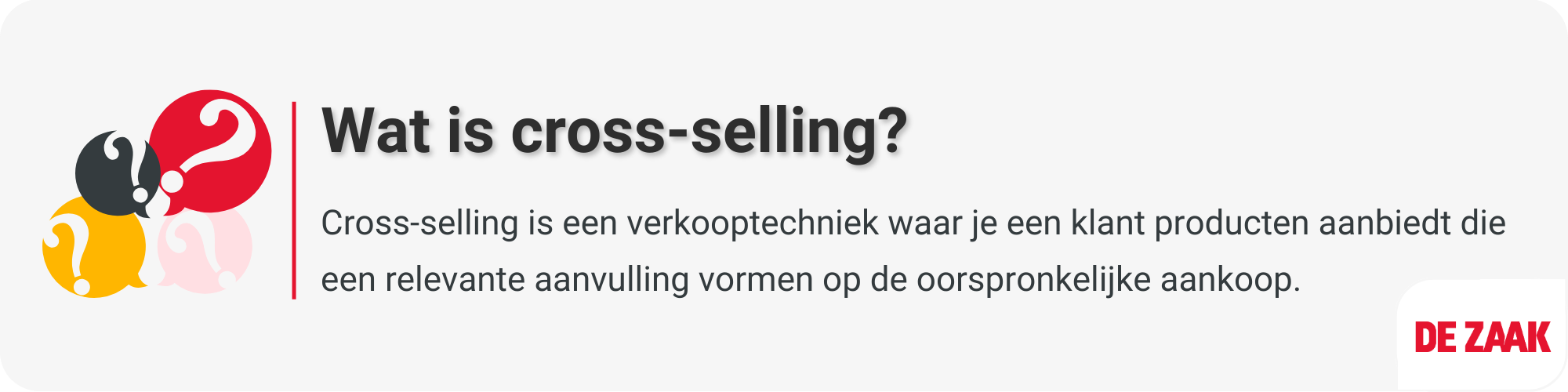 Definitie - Cross-selling