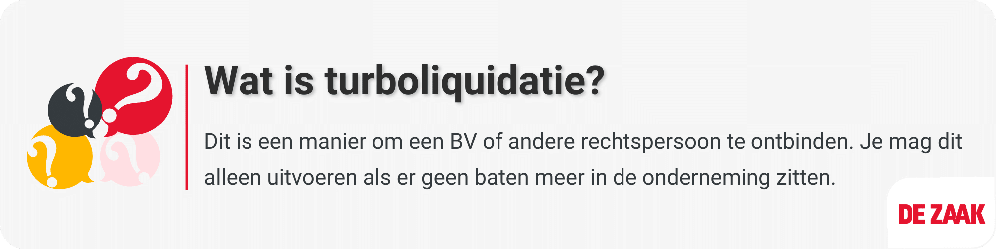 Definitie - Turboliquidatie (1)