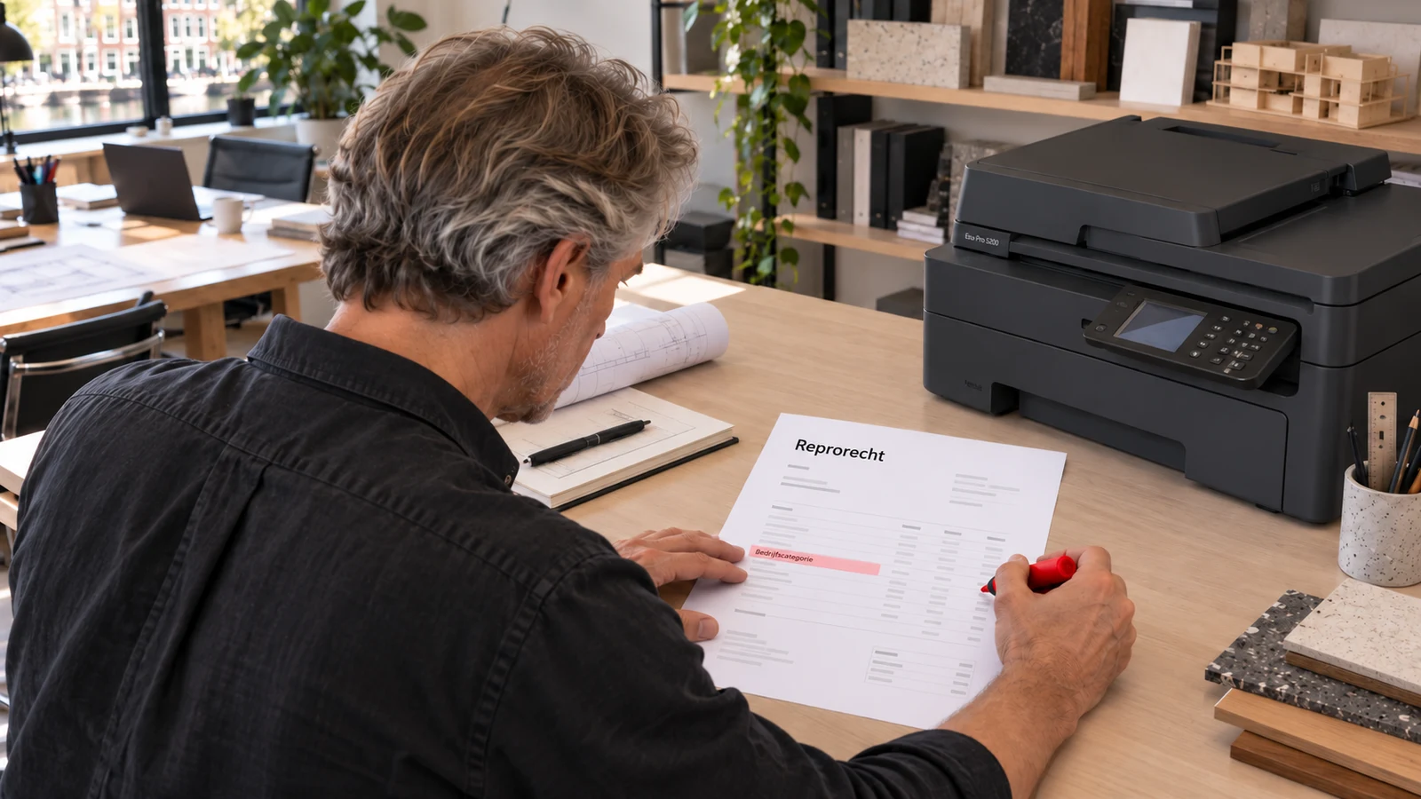 Bezwaar begint met controleren of de categorie op de factuur past bij het kopieergedrag.