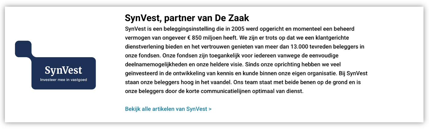 Beeld bij artikel van De Zaak