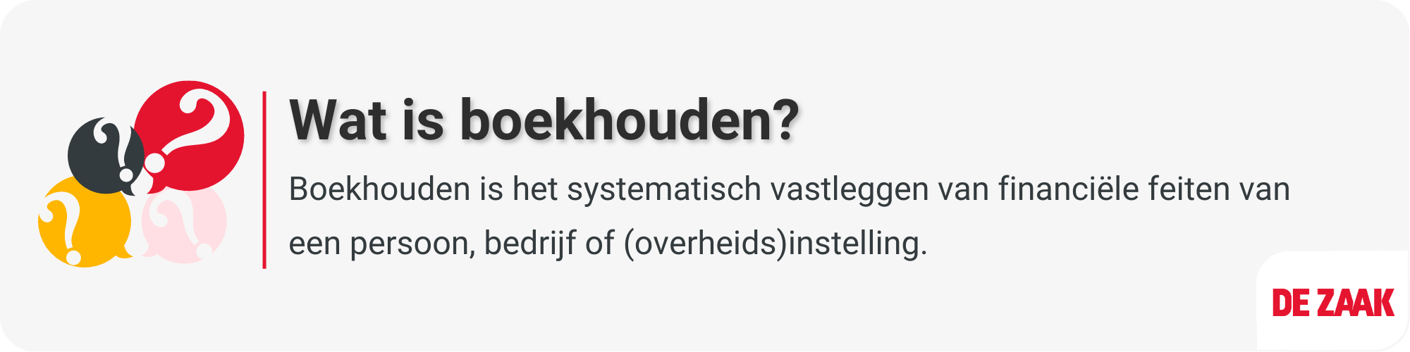 Wat is boekhouden