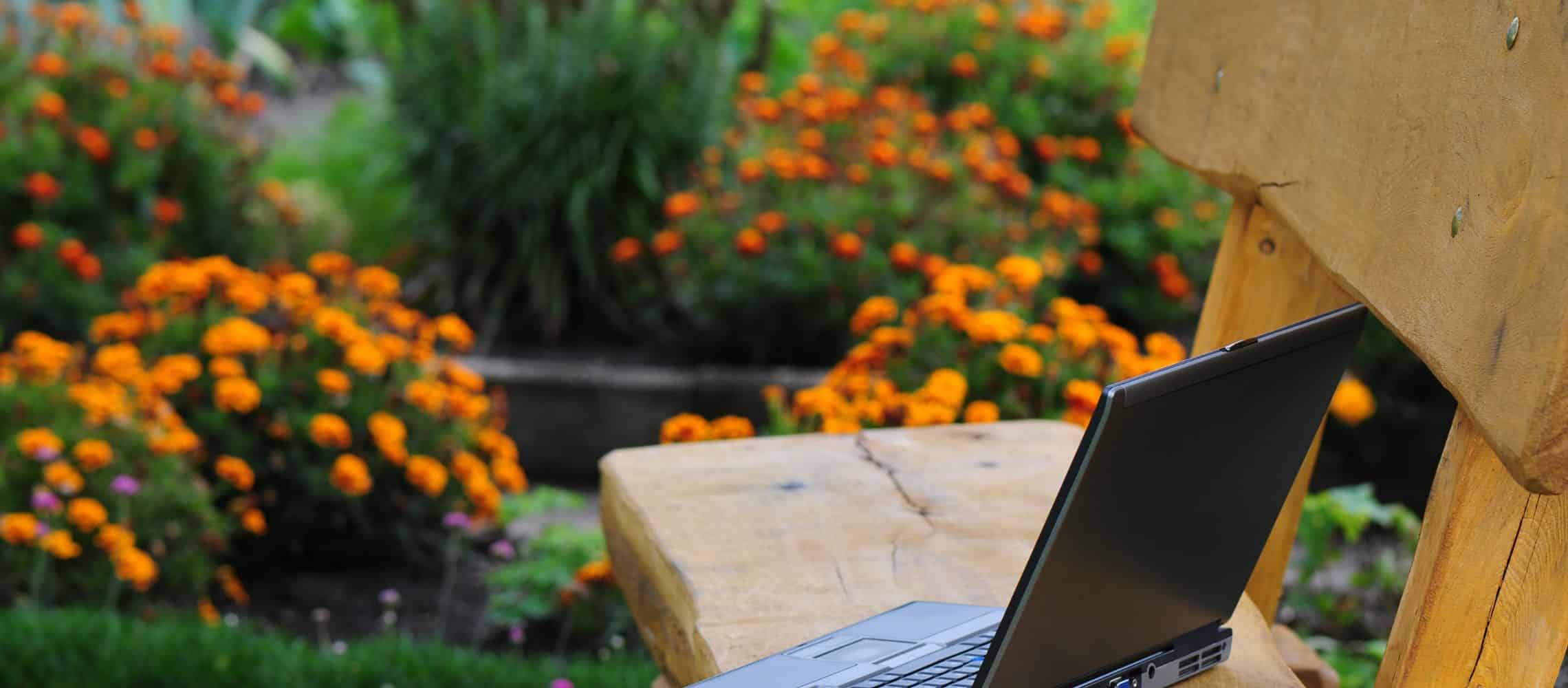 De perfecte werkomgeving, gewoon in eigen tuin