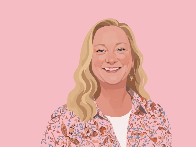Geïllustreerd portret van Laura Wennekes.