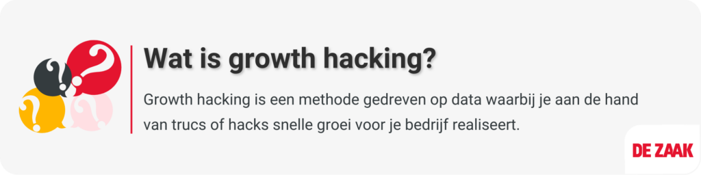 Definitie - Growth hacking